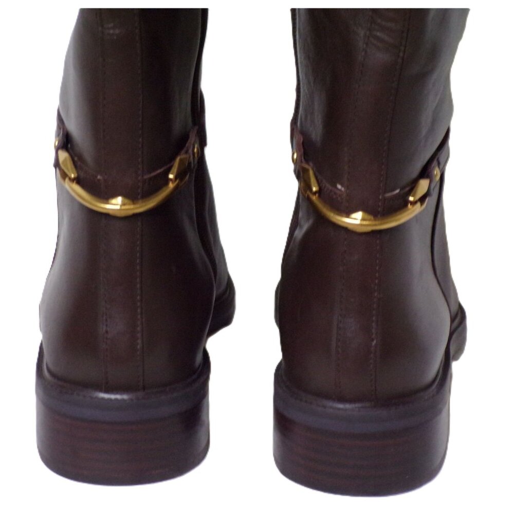 🆕 VINCE CAMUTO Adria 2 Tall Knee High Riding Boot 9 Wide Calf Brown - Picture 11 of 16